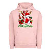 Pigment Salmon my 1 st christmas with cute snowman bbs Urban Hoodie - BundleAndBundleShop