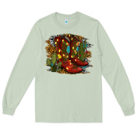 Matcha christmas cowboy boots Long Sleeve Tee - RanaPortraitStore