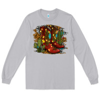 Moon Dust christmas cowboy boots Long Sleeve Tee - RanaPortraitStore