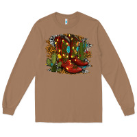 Toasted Coconut christmas cowboy boots Long Sleeve Tee - RanaPortraitStore