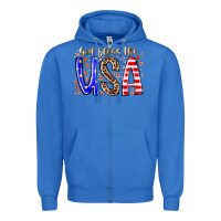 True Royal god bless the usa Zipper Hoodie - RacoonDesign