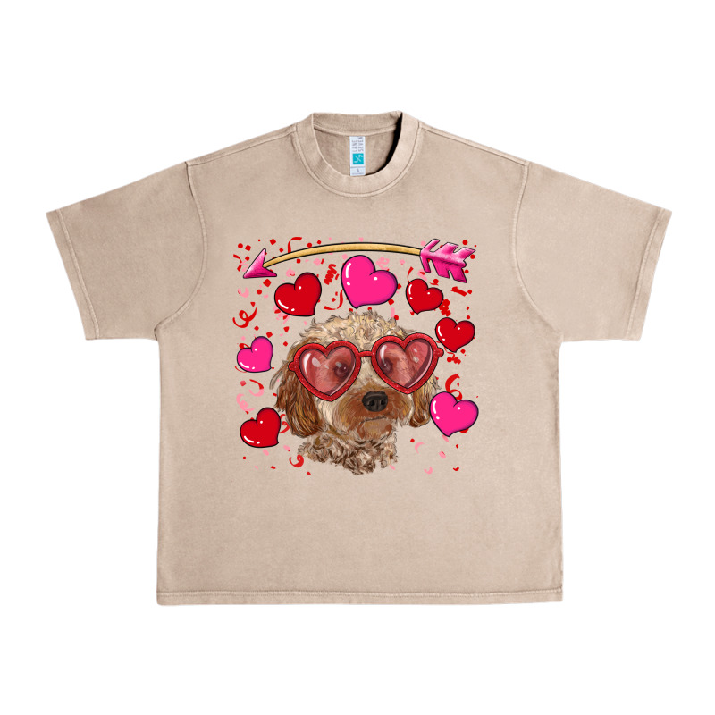 Valentine's Day Cockapoo Urban Heavy Tee by RanaPortraitStore | Teevron