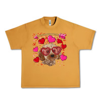 Peanut Butter Valentine's day cockapoo Urban Heavy Tee - RanaPortraitStore
