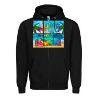 Black enjoy every moment of summer Zipper Hoodie - HRA Design Shop