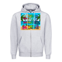 Heather Grey enjoy every moment of summer Zipper Hoodie - HRA Design Shop