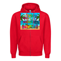 Red enjoy every moment of summer Zipper Hoodie - HRA Design Shop