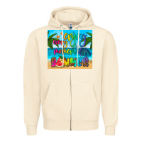 Sandshell enjoy every moment of summer Zipper Hoodie - HRA Design Shop