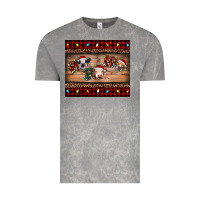 Cloud Rock hohoho christmas cows Vintage Tee - RanaPortraitStore
