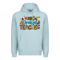 Blue Mist One thankful Teacher Premium Hoodie - NancyCooperArtShop