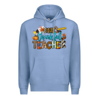 Colony Blue One thankful Teacher Premium Hoodie - NancyCooperArtShop