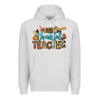 Dove Grey One thankful Teacher Premium Hoodie - NancyCooperArtShop