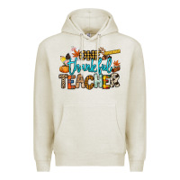 Oatmeal Heather One thankful Teacher Premium Hoodie - NancyCooperArtShop