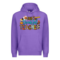Purple One thankful Teacher Premium Hoodie - NancyCooperArtShop