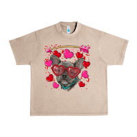 French Oak Valentine's day french bulldog puppy Urban Heavy Tee - RanaPortraitStore