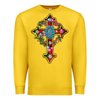 Lemon christmas cross Premium Sweatshirt - AdoDesignShop