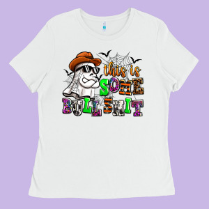 This Is Some Bull Shit Ladies Tee Designed By Adodesignshop