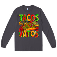 Smoke tacos before vatos Long Sleeve Tee - Zillion Design Studio