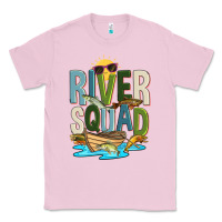 Bubblegum Pink river squad Classic Tee - Zillion Design Studio
