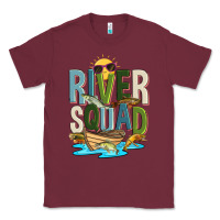 Burgundy river squad Classic Tee - Zillion Design Studio