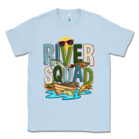 Dusty Blue river squad Classic Tee - Zillion Design Studio