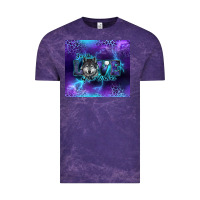 Cloud Purple for the love of the wolves Vintage Tee - RanaPortraitStore