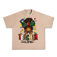 Burro teacher life afro messy bun Urban Heavy Tee - texasbilliewilder