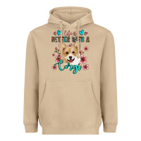 Mushroom life is better with a corgi Heavyweight Hoodie - Jasminsmagicworld