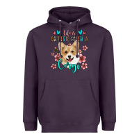 Plum life is better with a corgi Heavyweight Hoodie - Jasminsmagicworld
