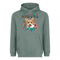 Sage life is better with a corgi Heavyweight Hoodie - Jasminsmagicworld