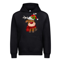 Black christmas baby deer Urban Hoodie - MaliasSmallBusiness