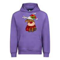 Tulip christmas baby deer Urban Hoodie - MaliasSmallBusiness