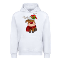 White christmas baby deer Urban Hoodie - MaliasSmallBusiness