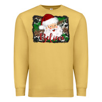 Antique Gold believe santa Premium Sweatshirt - AdoDesignShop