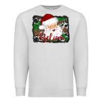 Dove Grey believe santa Premium Sweatshirt - AdoDesignShop