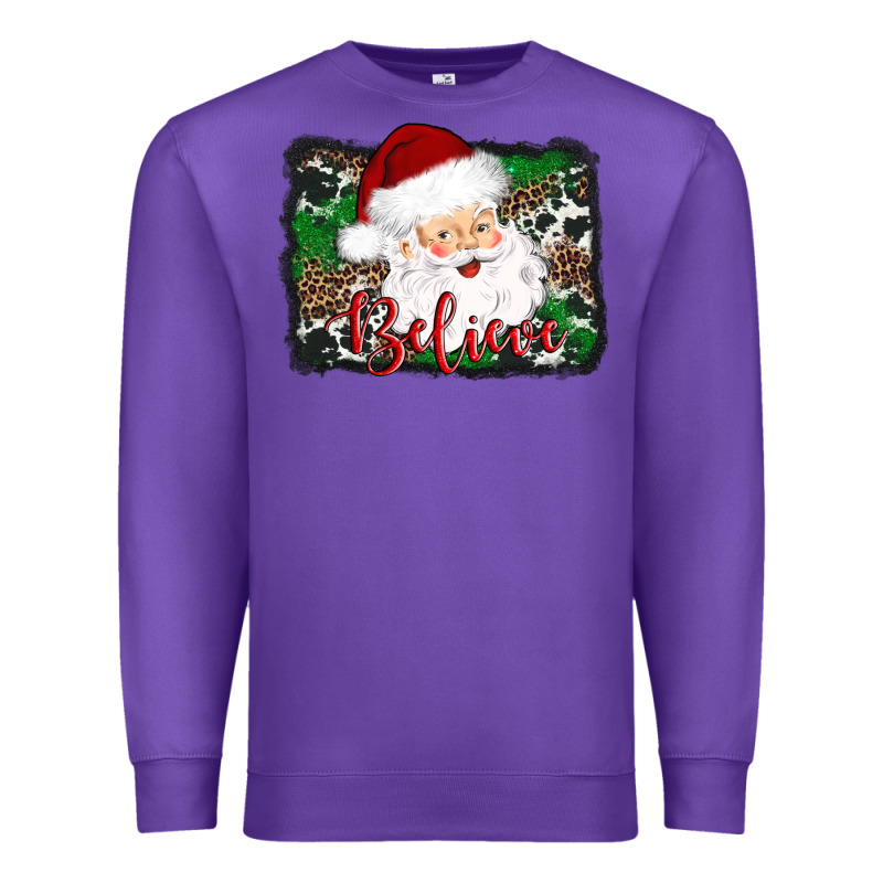 Believe Santa Premium Sweatshirt by AdoDesignShop | Teevron