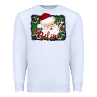 White believe santa Premium Sweatshirt - AdoDesignShop