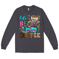 Smoke life begins after coffee Long Sleeve Tee - Zillion Design Studio