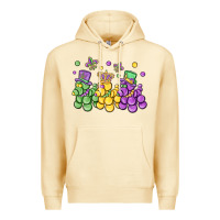 Pina Colada mardi gras bead dogs Premium Hoodie - MaliasSmallBusiness