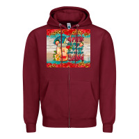 Burgundy drink in my hand toes in the sand tumbler Zipper Hoodie - HRA Design Shop