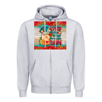 Heather Grey drink in my hand toes in the sand tumbler Zipper Hoodie - HRA Design Shop