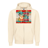 Sandshell drink in my hand toes in the sand tumbler Zipper Hoodie - HRA Design Shop