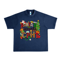 Navy santa's favorite cpht Urban Heavy Tee - Zillion Design Studio