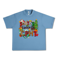 Pebble Blue santa's favorite cpht Urban Heavy Tee - Zillion Design Studio