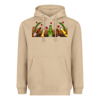 Mushroom beer party for christmas Heavyweight Hoodie - AdoDesignShop