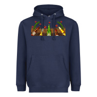 Navy beer party for christmas Heavyweight Hoodie - AdoDesignShop
