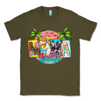 Army Green mama bear summer Classic Tee - Zillion Design Studio