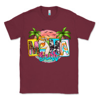 Burgundy mama bear summer Classic Tee - Zillion Design Studio
