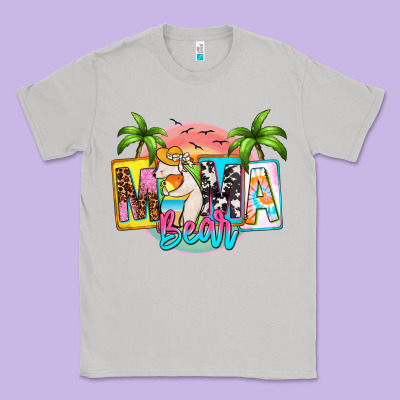 Mama Bear Summer Classic Tee Designed By Zillion Design Studio