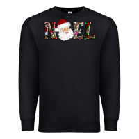 Black noel santa Premium Sweatshirt - AdoDesignShop
