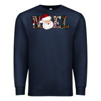 Navy noel santa Premium Sweatshirt - AdoDesignShop